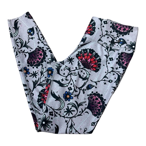 NIKE WOMENS POWER LEGEND FLORAL TRAINING RUNNING YOGA TIGHT LEGGINGS - Picture 5 of 14